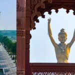 Akshardham: - Akshardham: दिल्ली के अक्षरधाम मंदिर में ऐतिहासिक पल आज, 108 फीट ऊंची नीलकंठ वर्णी मूर्ति की प्राण प्रतिष्ठा