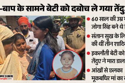 UP: मन्नतों - UP: मन्नतों के बाद जन्मी थी इकलौती संतान, तेंदुए ने ले ली जान; बूढ़े माता-पिता पर टूटा दुखों का पहाड़