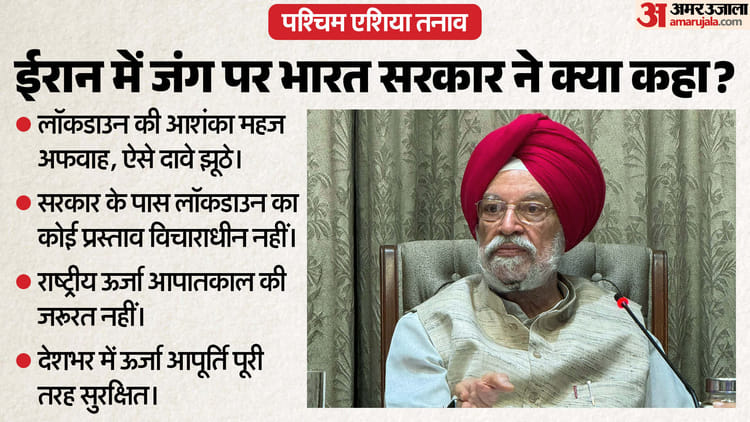 Iran - Iran Unrest: सरकार बोली- ईरान में जंग के बीच भारत में लॉकडाउन की आशंकाएं महज अफवाह; LPG पर आपात स्थिति नहीं