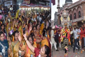 Aligarh: - Aligarh: अनुमति के बाद धूमधाम से निकली काली शोभायात्रा, देखने को मिला श्रद्धा और आस्था का अद्भुत संगम