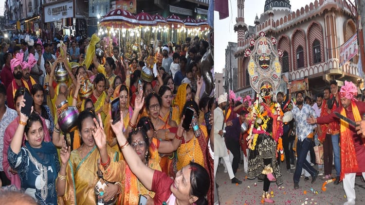 Aligarh: - Aligarh: अनुमति के बाद धूमधाम से निकली काली शोभायात्रा, देखने को मिला श्रद्धा और आस्था का अद्भुत संगम