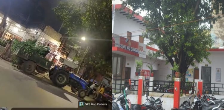 UP: थाने - UP: थाने में लगे पीपल के पेड़ से इस बात का था डर, जानें क्यों पुलिस ने इसे रातों रात कटवा दिया