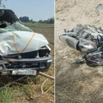 हरदोई - हरदोई में दर्दनाक हादसा: वैन और बाइक की जोदरदार भिड़ंत, तीन लोगों की मौत, एक की हालत गंभीर, मेडिकल कॉलेज रेफर