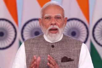 प्रधानमंत्री नरेंद्र मोदी महिला आरक्षण बिल पर बोलते हुए