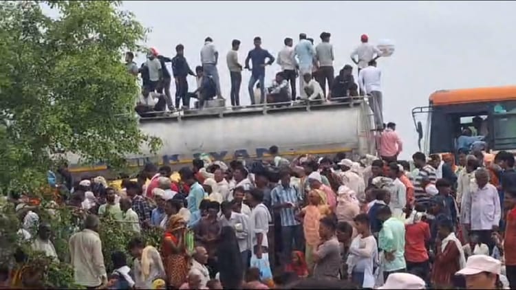 Hathras: - Hathras: सत्संग के लिए जमीन देने वाले युवक ने दी गवाही, आठ-दस लोगों के साथ आए थे कमेटी अध्यक्ष