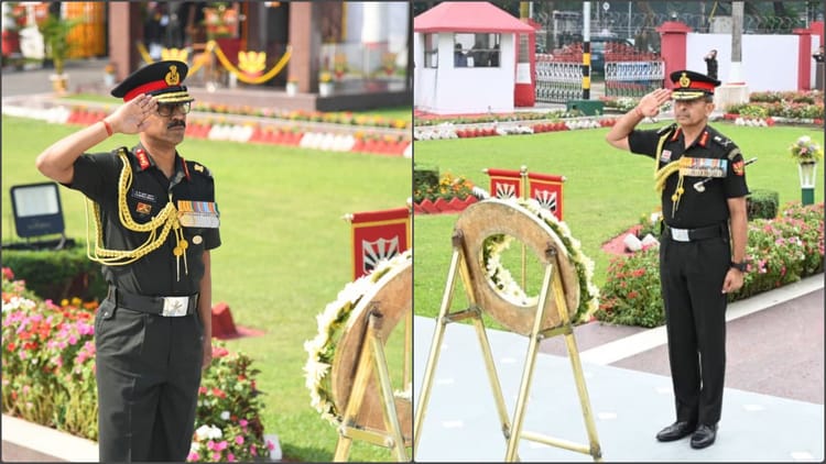 पूर्वी - पूर्वी कमान में नेतृत्व परिवर्तन: ले. जन. VMB कृष्णन ने संभाली कमान, ले. जन. राम चंदर तिवारी हुए सेवानिवृत्त