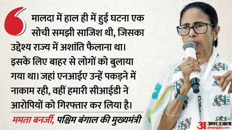 West - West Bengal: 'मालदा में हाल ही में हुई घटना एक सोची समझी साजिश थी', सीएम ममता ने भाजपा पर लगाए गंभीर आरोप
