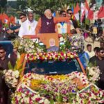 पुदुच्चेरी - पुदुच्चेरी में पीएम मोदी का मेगा रोडशो: मुख्यमंत्री रंगासामी के साथ दिखाई ताकत; उमड़ा जनसैलाब