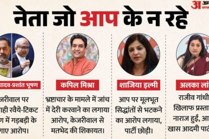 प्रशांत - प्रशांत भूषण, योगेंद्र यादव, कुमार विश्वास...: कौन-कौन से नेताओं से छूटा AAP का साथ, क्या रही वजहें?