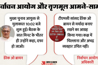 TMC vs - TMC vs ECI: 'चुनाव आयोग पहुंचे तृणमूल नेताओं को सात मिनट में भगाया गया'; डेरेक ओ ब्रायन ने लगाए गंभीर आरोप