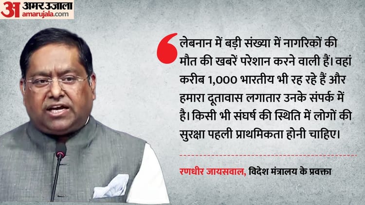 West - West Asia Tension: 'नागरिकों की सुरक्षा सर्वोच्च प्राथमिकता'; लेबनान में इस्राइली हमले पर भारत और क्या बोला?