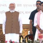 हिमंता बिस्वा सरमा असम के मुख्यमंत्री पद की शपथ लेते हुए